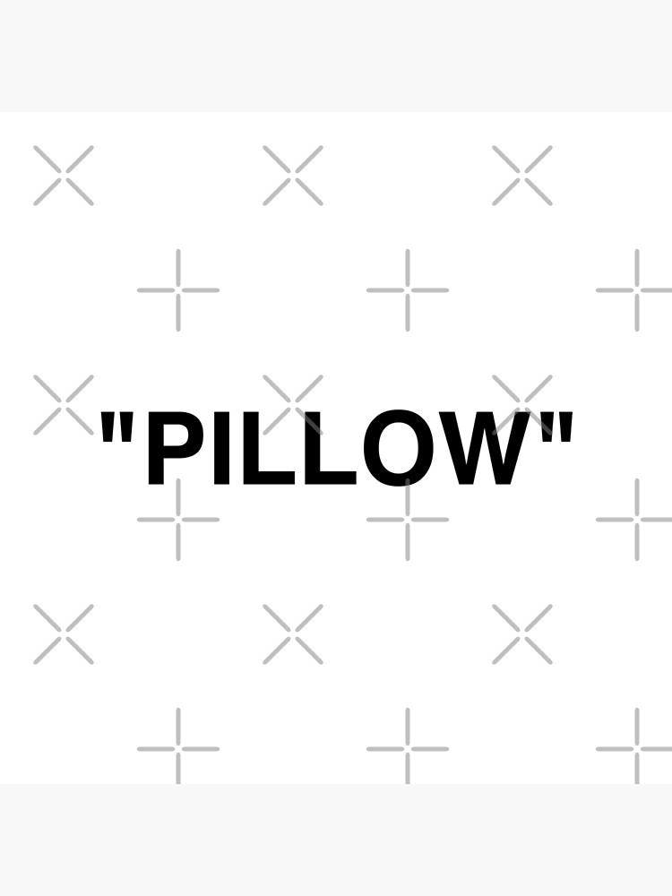 "PILLOW" LOGO - BLACK by KRNTH