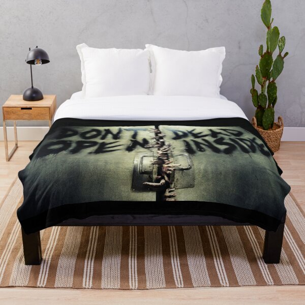 The Walking Dead Door Throw Blanket