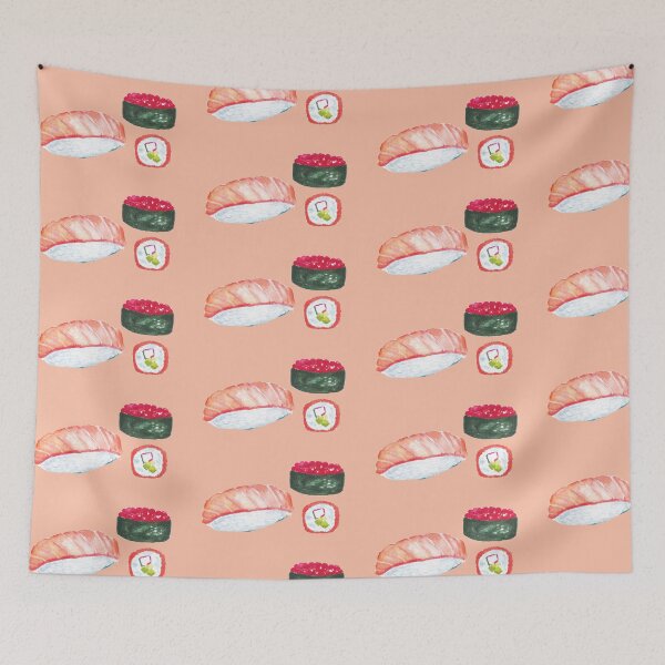 Item preview, Watercolor Sushi painting designed and sold by raghda-s-m.
