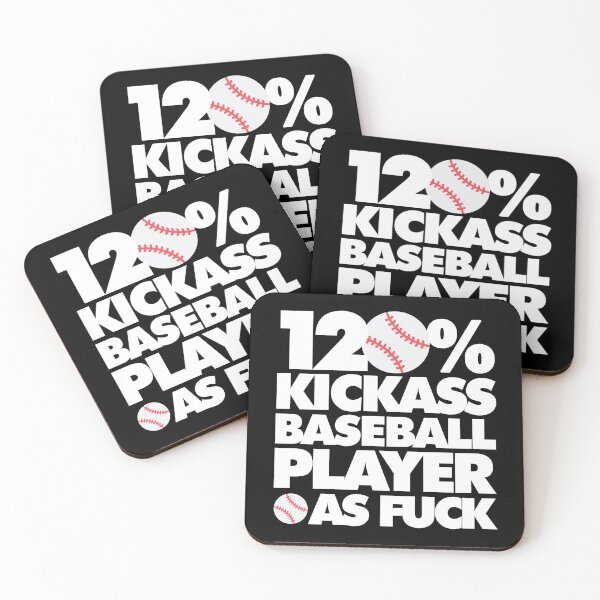 Item preview, 120% Kickass Baseball Player AF Funny  designed and sold by elhefe.