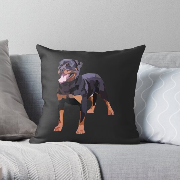 Rottweiler Throw Pillow