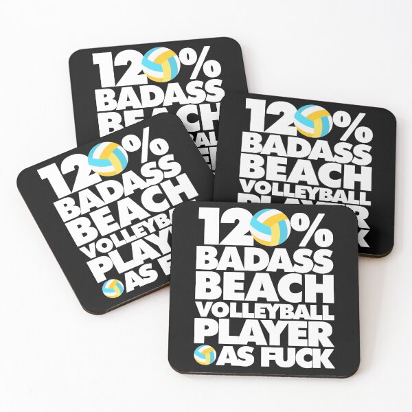 Item preview, 120% Badass Beach Volleyball Player AF Funny  designed and sold by elhefe.