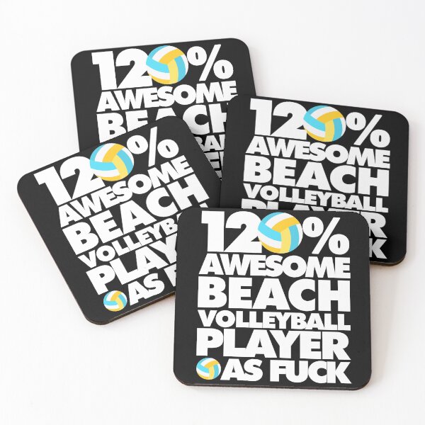 Item preview, 120% Awesome Beach Volleyball Player AF Funny  designed and sold by elhefe.