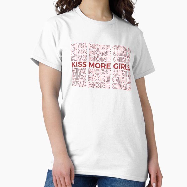 Item preview, Kiss More Girls designed and sold by Queer Pride Shop.