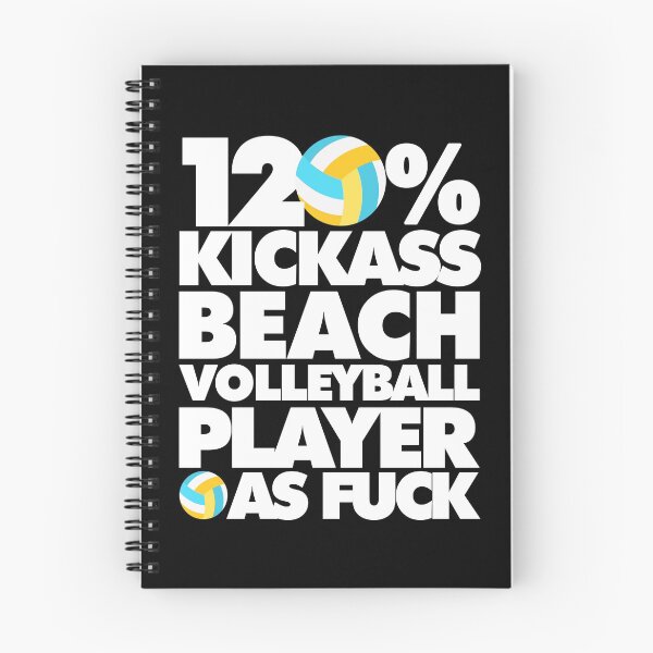 Item preview, 120% Kickass Beach Volleyball Player AF Funny  designed and sold by elhefe.