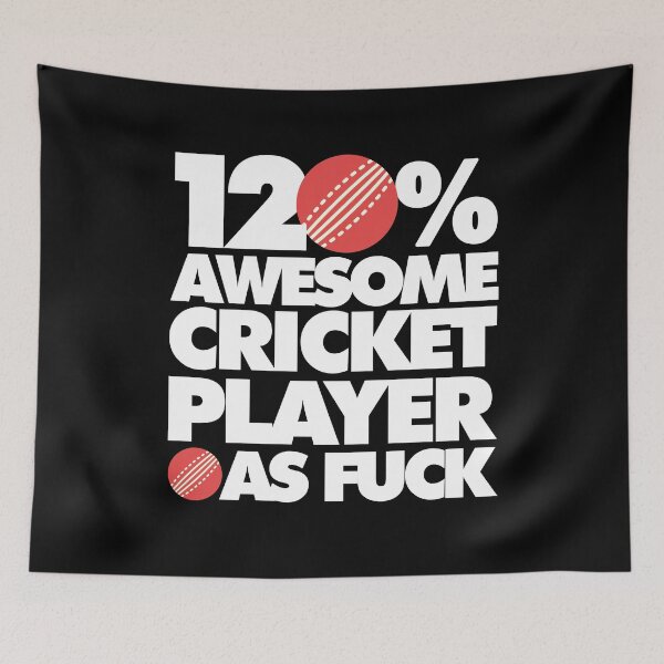 Item preview, 120% Awesome Cricket Player AF Funny  designed and sold by elhefe.