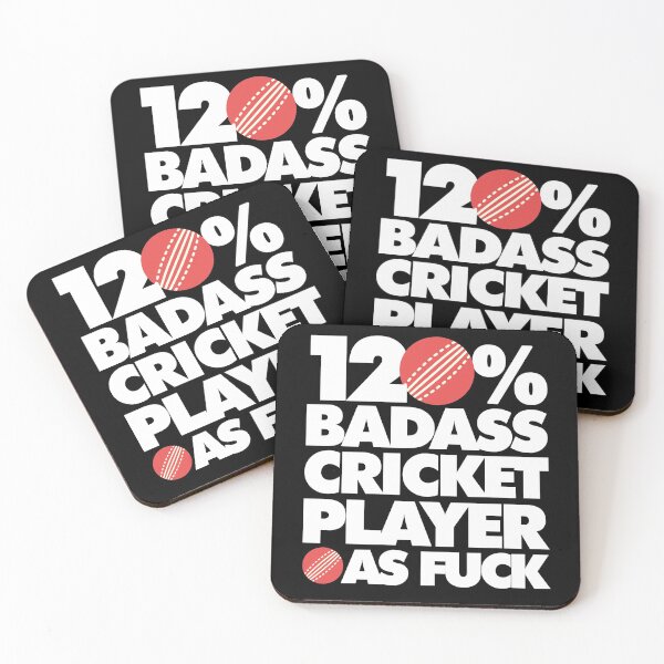 Item preview, 120% Badass Cricket Player AF Funny  designed and sold by elhefe.