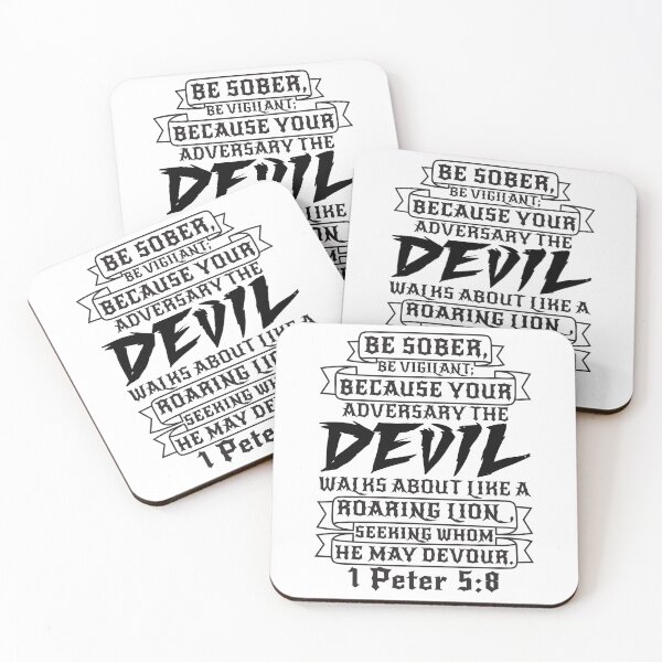 Item preview, 1 Peter 5:8 designed and sold by plushism.
