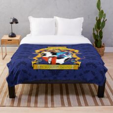 Greyhound Heraldry: Greyt Cow Hound Throw Blanket