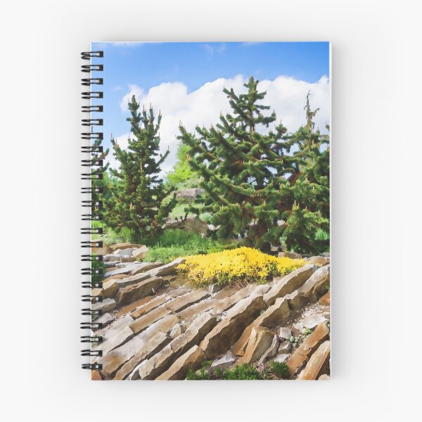 Item preview, Earthtones, Greens and Yellows - Impressions of a Rock Garden designed and sold by Georgia Mizuleva.