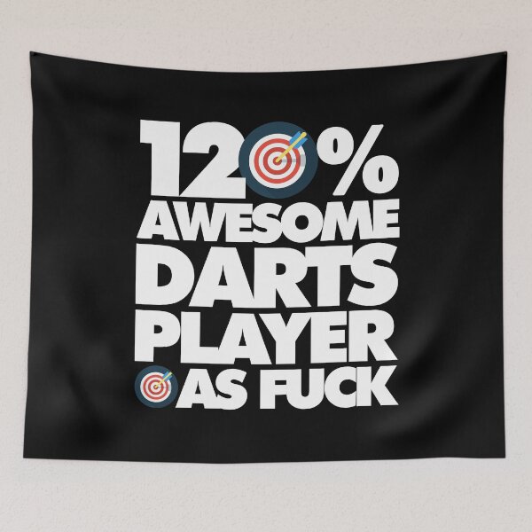 Item preview, 120% Awesome Darts Player AF Funny  designed and sold by elhefe.