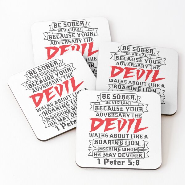 Item preview, 1 Peter 5:8 designed and sold by plushism.