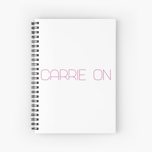 Carrie On Misc Spiral Notebook