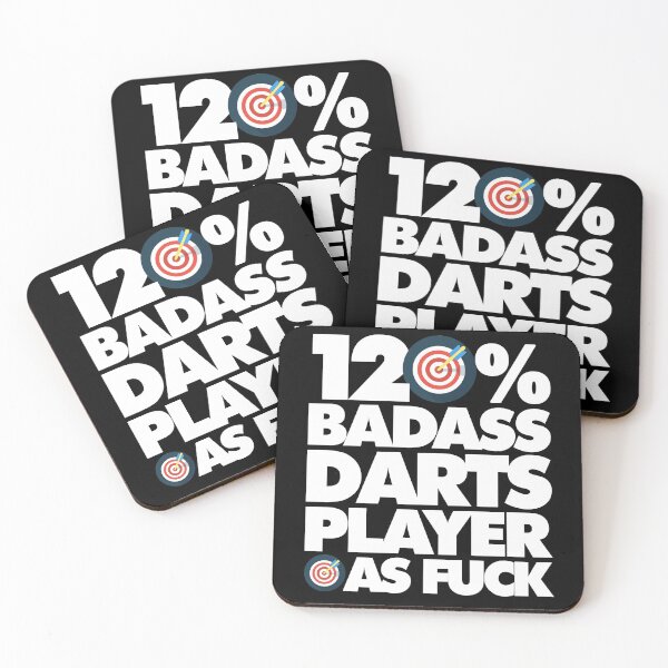 Item preview, 120% Badass Darts Player AF Funny  designed and sold by elhefe.