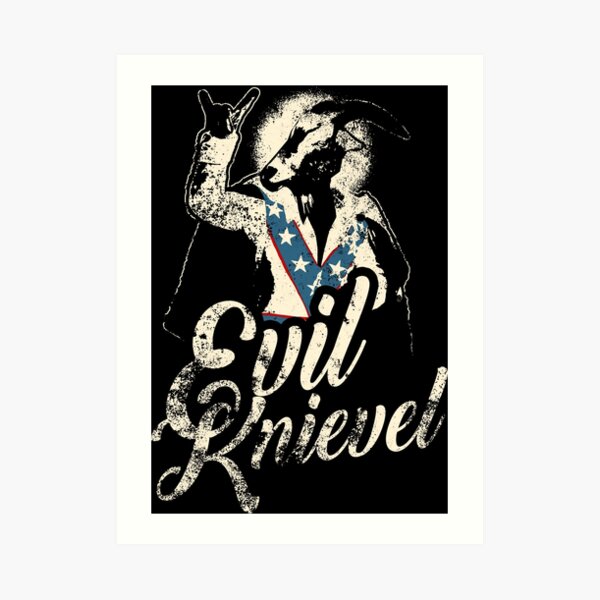 Evel Knievel Art Prints Redbubble