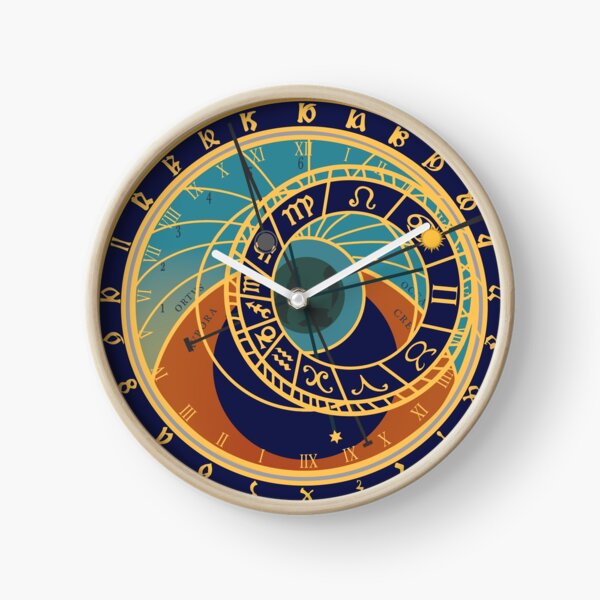 Item preview, PRAGUE OLD TOWN SQUARE CLOCK DESIGN designed and sold by legerest.