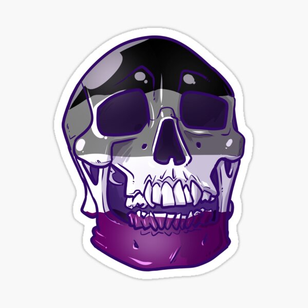 Ace Skull Sticker