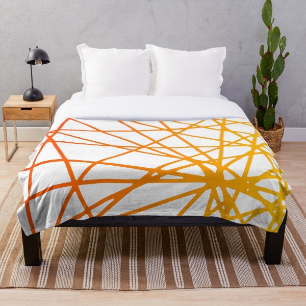 Item preview, lines - geometric pattern - autumn yellow designed and sold by He-Be.