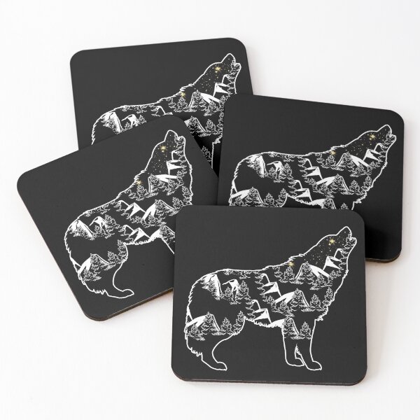 Item preview, Wolf wolves night designed and sold by titanosdesign.