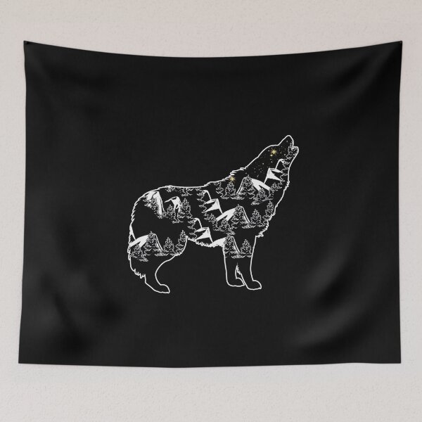 Item preview, Wolf wolves night designed and sold by titanosdesign.