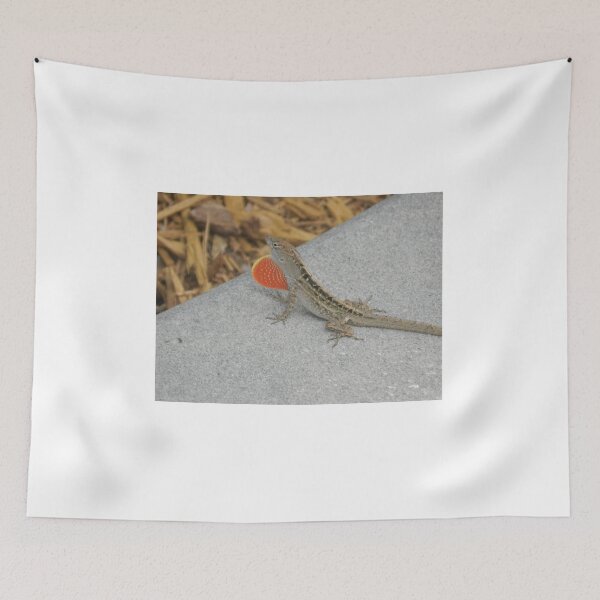 Item preview, Lizard with Dewlap Showing designed and sold by 2CrabbySisters.