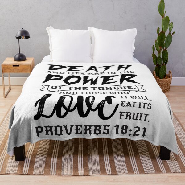 Item preview, Proverbs 18:21 designed and sold by plushism.
