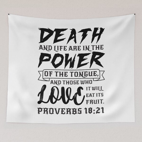 Item preview, Proverbs 18:21 designed and sold by plushism.