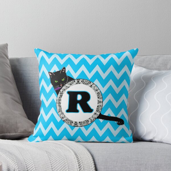 Item preview, R Cat Chevron Monogram designed and sold by Paintings by gretzky.