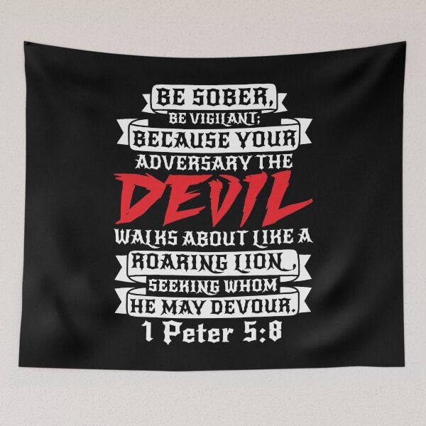 Item preview, 1 Peter 5:8 Be Sober Be Vigilant designed and sold by plushism.