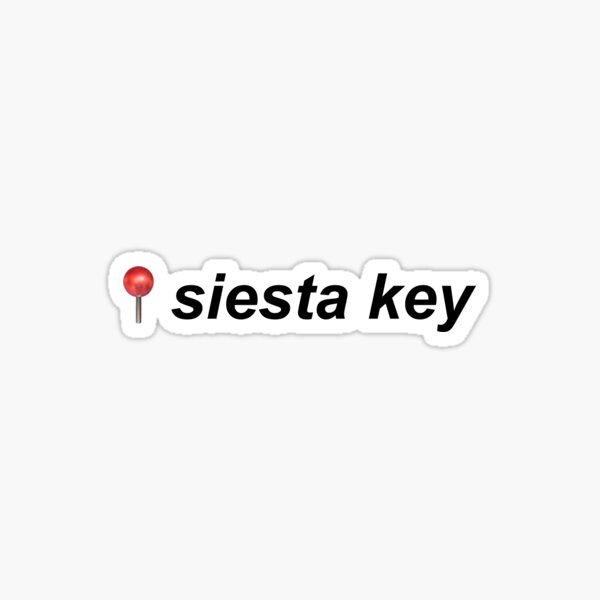 Siesta Key Landmark Sticker