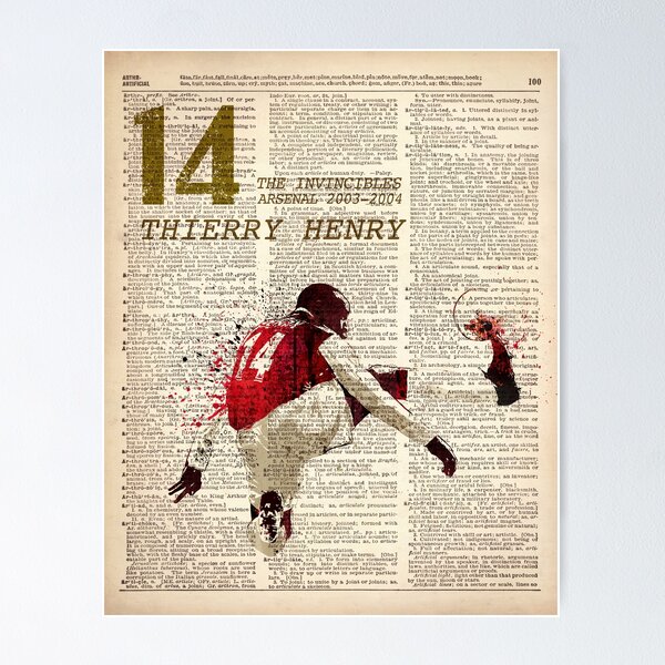 Artikel-Vorschau von Sport ART / Thierry Henry / Die Unbesiegbaren / Dikt, designt und verkauft von designwowow.