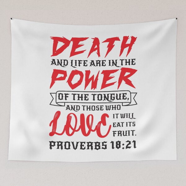 Item preview, Proverbs 18:21 designed and sold by plushism.