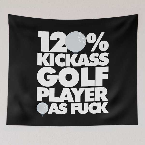 Item preview, 120% Kickass Golf Player AF Funny  designed and sold by elhefe.