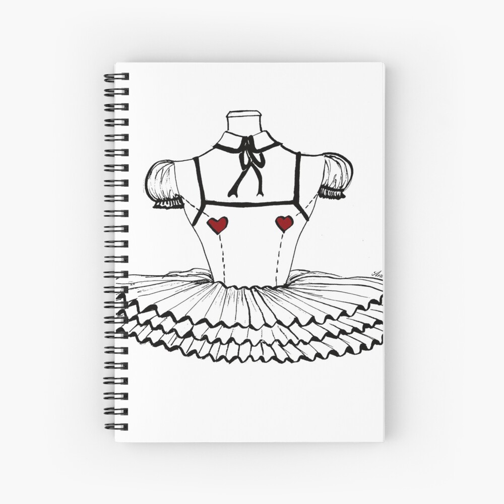 Fashion doll Spiral Notebook