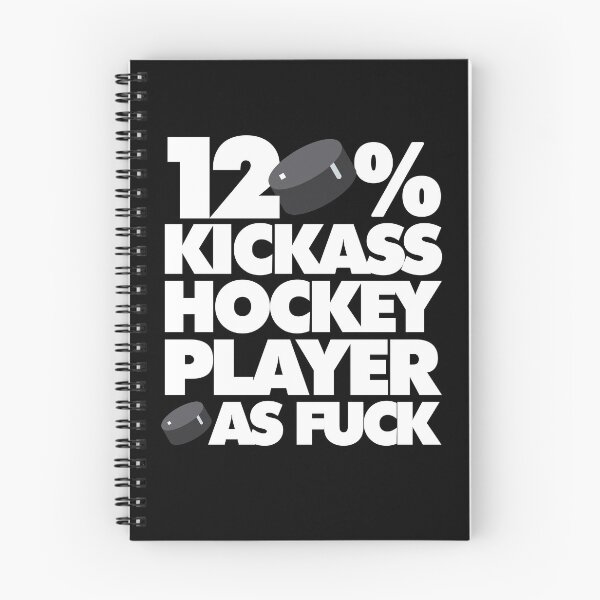 Item preview, 120% Kickass Hockey Player AF Funny  designed and sold by elhefe.