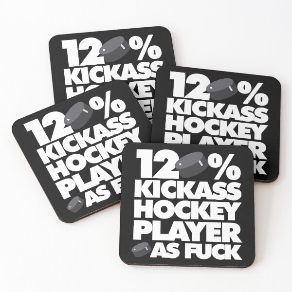Item preview, 120% Kickass Hockey Player AF Funny  designed and sold by elhefe.