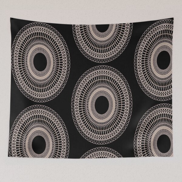 Item preview, Art Deco Vintage Retro A Sleeper`s Dream of Things To Come Spiral Geometric Abstract designed and sold by 108dragons.