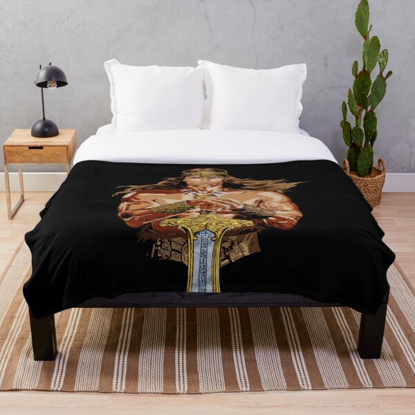 The Barbarian Throw Blanket