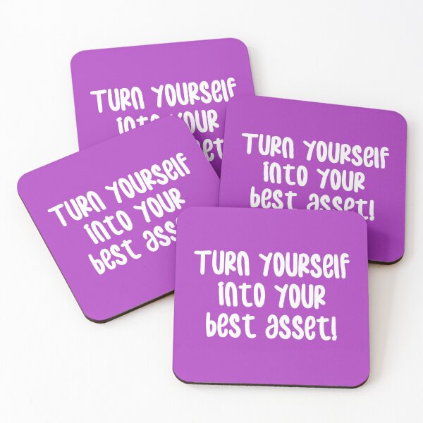 Item preview, Turn Yourself into Your Best Asset! | Business | Self Improvement | Life | Quotes | Purple designed and sold by Wintre2.