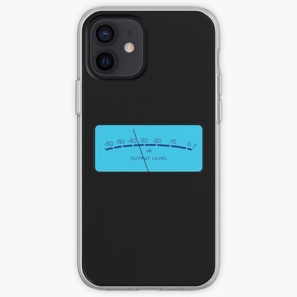 Medidor de dB de nivel de salida Funda blanda para iPhone
