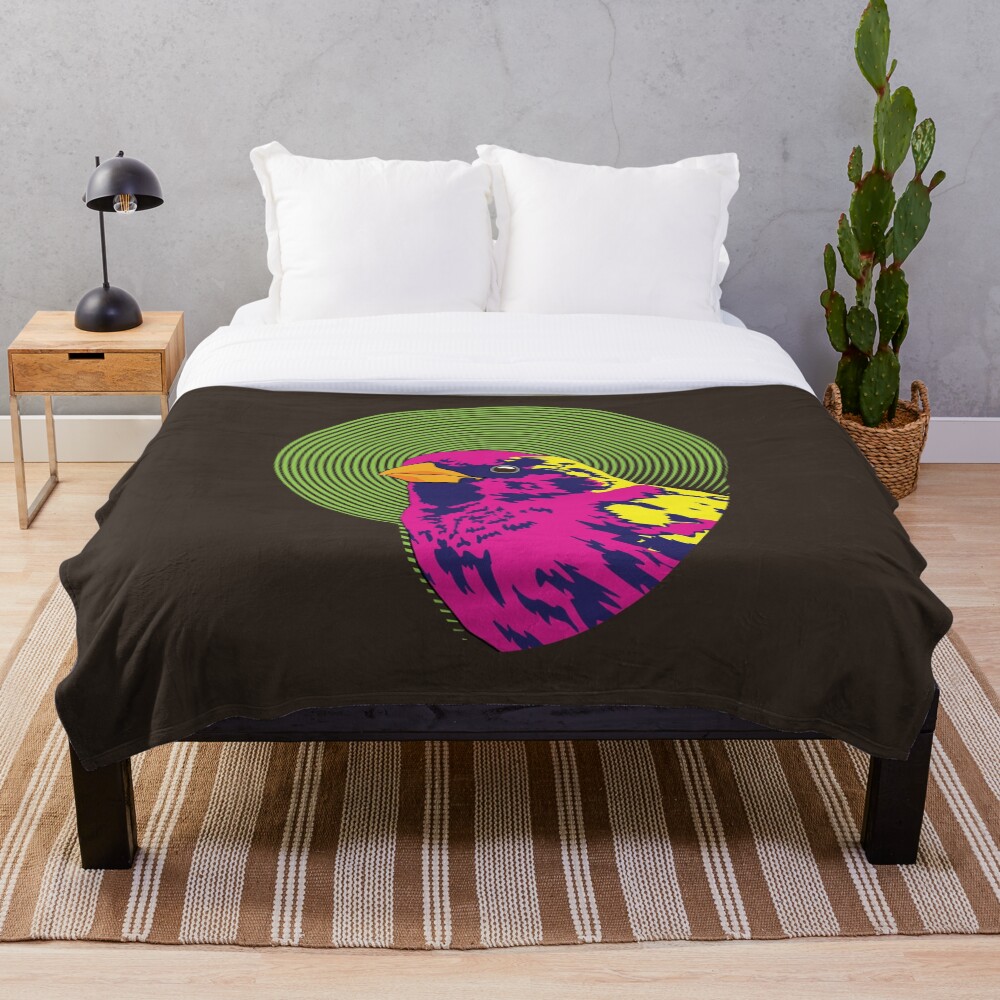 Sparrow Spectrum Throw Blanket