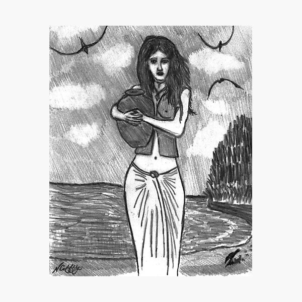 THE WATER GIRL Photographic Print