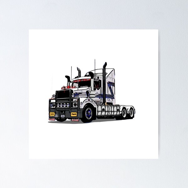 Aperçu de l'œuvre Kenworth T408 SAR créée et vendue par DCC-TRUCK-ART.