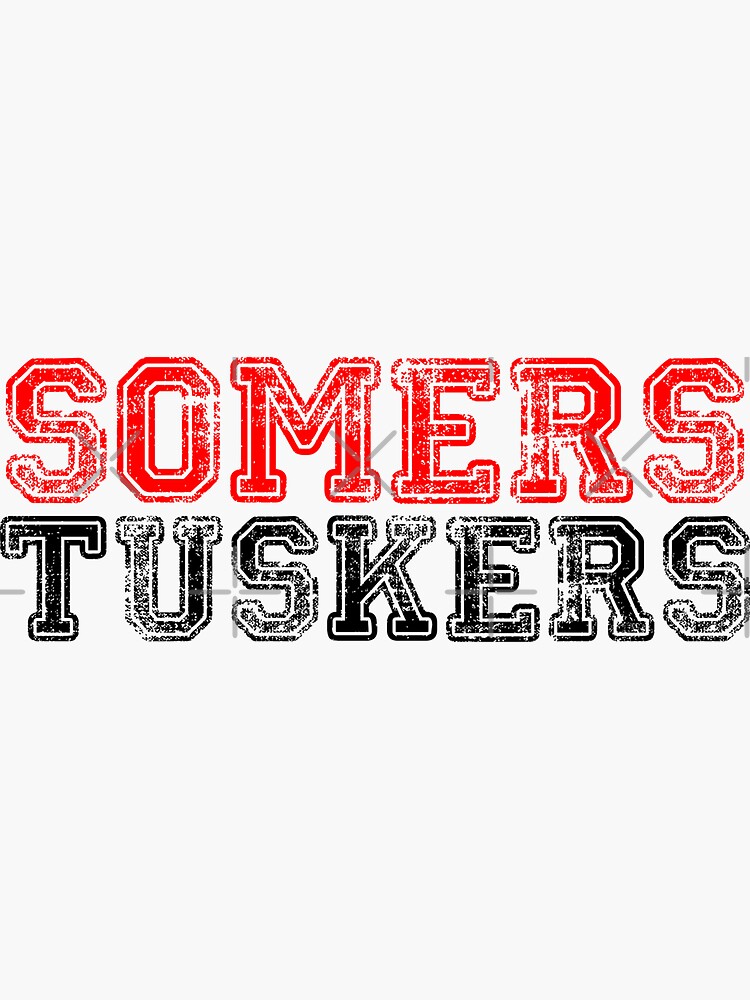 "Somers Tuskers" Sticker For Sale By Drewsandler | Redbubble