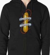 Microbial Badass Tattoo - full colour Zipped Hoodie