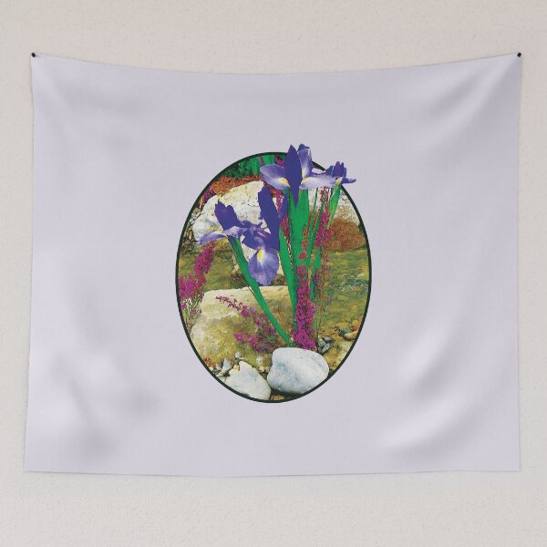 Item preview, Purple Irises by the Stream designed and sold by Susan Savad.