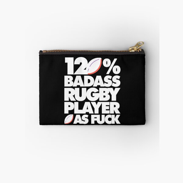 Item preview, 120% Badass Rugby Player AF Funny  designed and sold by elhefe.