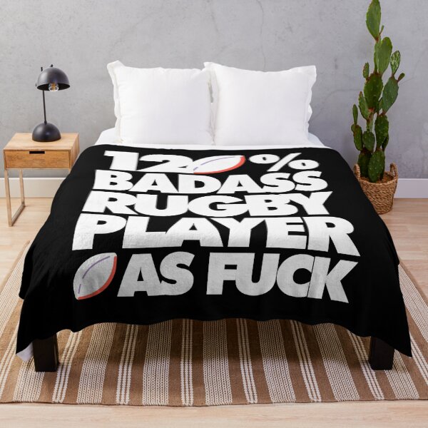 Item preview, 120% Badass Rugby Player AF Funny designed and sold by elhefe.