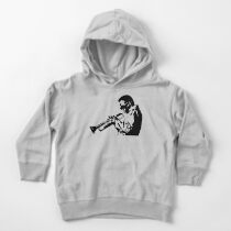 Miles Davis III Playing his Trumpet Artwork for Tshirts, Posters, Prints, Men, Women, Kids Toddler Pullover Hoodie