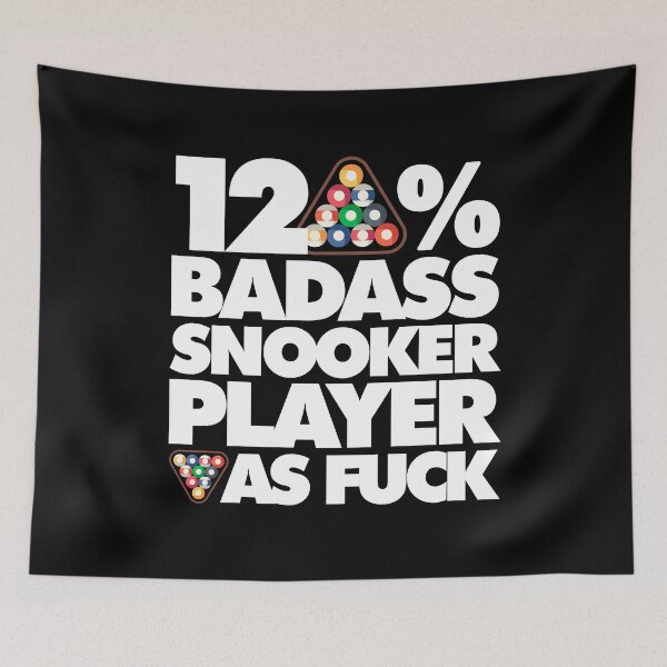 Item preview, 120% Badass Snooker Player AF Funny  designed and sold by elhefe.